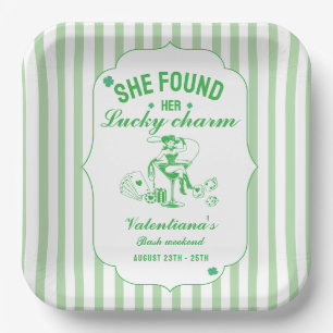 Assiettes En Carton St patrick elle a trouvé son charme chanceux enter