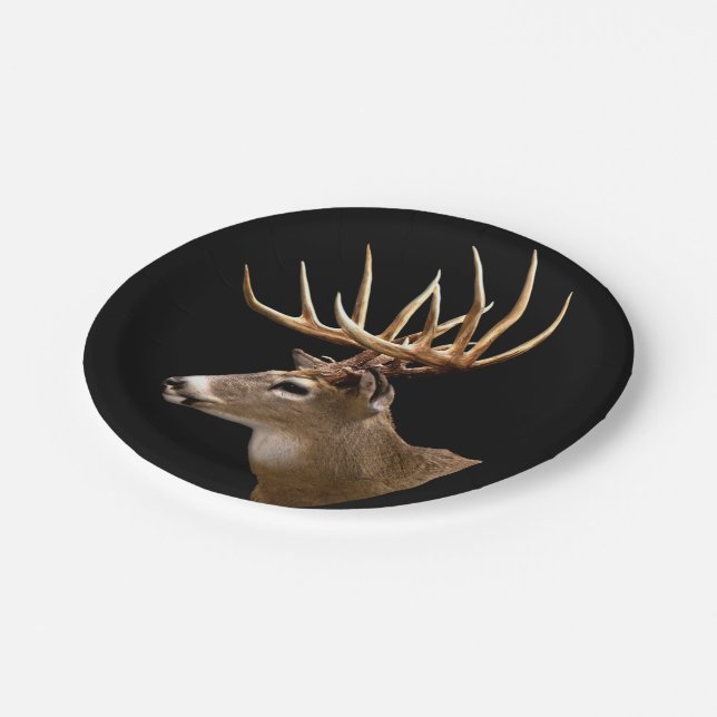 Assiettes En Carton Stag Buck Deer (Angle)