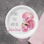 Assiettes En Carton Stand Exotique Moderne Haut Et Être Fabuleux Flama<br><div class="desc">Stand Exotique Moderne Haut Et Être Fabuleux Flamant rose</div>
