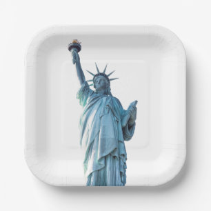 Assiettes En Carton Statue de la Liberté New York City