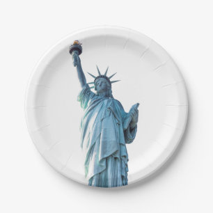 Assiettes En Carton Statue of liberty