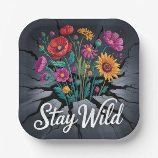 Assiettes En Carton Stay Wild