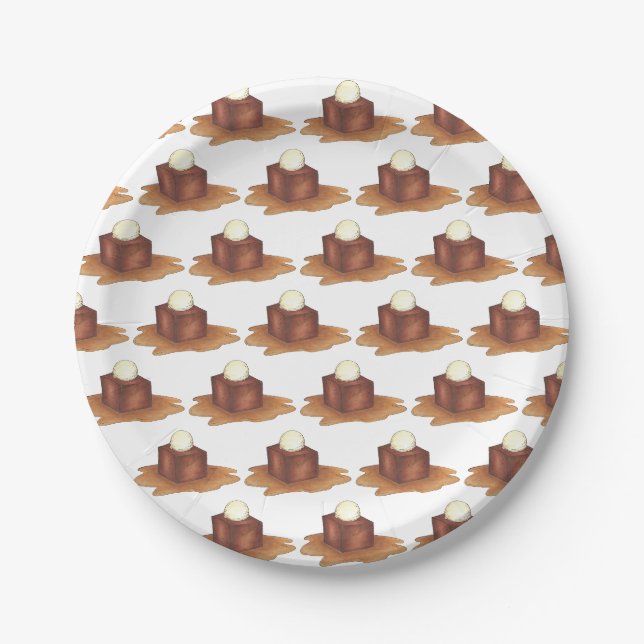 Assiettes En Carton Stick Toffee Pudding Royaume-Uni (Devant)