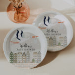 Assiettes En Carton Stork Boho Baby shower Baby Sprinkle Décor<br><div class="desc">Baby shower Boho Stork ou Bébé Sprinkle Décor, Plaques en papier. Planifier un baby shower peut être une expérience passionnante et joyeuse, et avec le thème Boho Stork de Creative Union Designs, vous pouvez simplifier le processus tout en créant une atmosphère de charme. Le design fantaisiste présente une cigogne gracieuse...</div>
