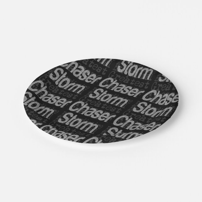 Assiettes En Carton Storm Chaser Extraordinaire (Angle)