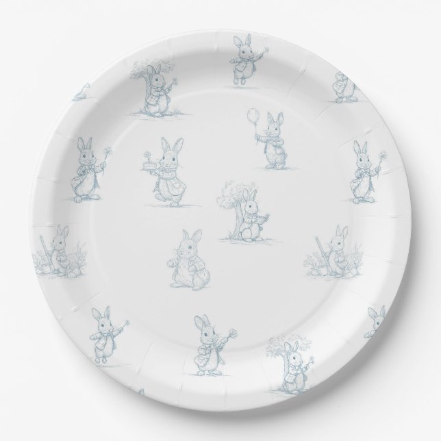 Assiettes En Carton Storybook Petit Lapin Peter (Devant)