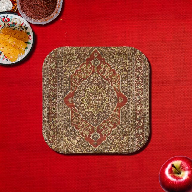 Assiettes En Carton Style de tapis persan - Tabris (Créateur téléchargé)