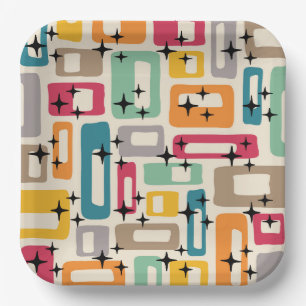 Assiettes En Carton Style moderne du milieu du siècle