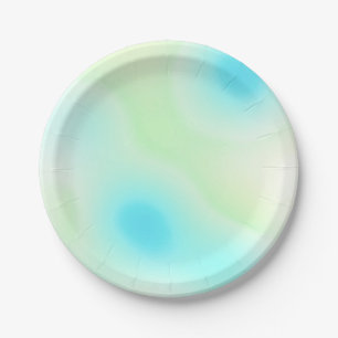 Assiettes En Carton Style Tie Dye Abstrait