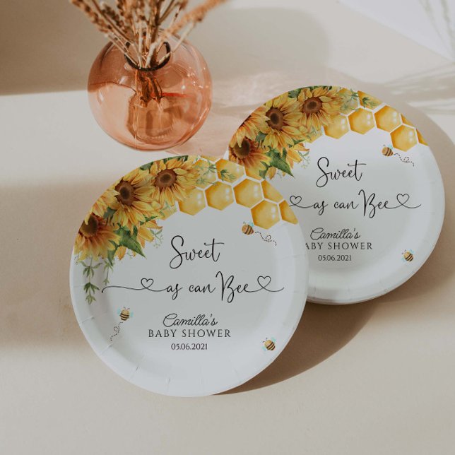 Assiettes En Carton Sucré comme peut être Baby shower (Créateur téléchargé)