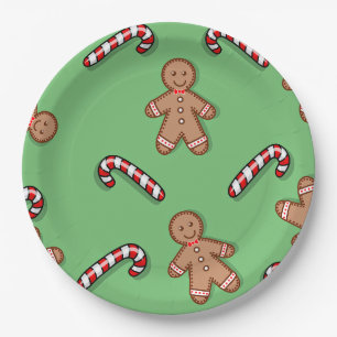 Assiettes En Carton Sucres de canne et pain d'épices