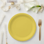 Assiettes En Carton Sunflower jaune<br><div class="desc">Tournesol Jaune,  couleur unie.</div>