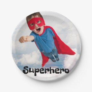 Assiettes En Carton Super Boy