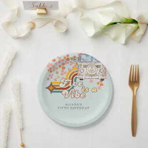 Assiettes En Carton Super Five est une marguerite vibe Van 5e annivers