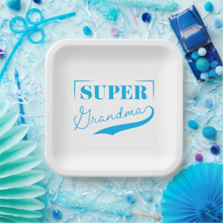 Assiettes En Carton Super grand-mère