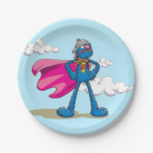 Assiettes En Carton Super Grover 2