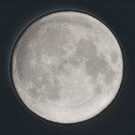 Assiettes En Carton Superlune dans le ciel noir<br><div class="desc">Grosse lune gris clair</div>