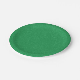 Assiettes En Carton Surface verte texturée avec un motif tourbillonnan