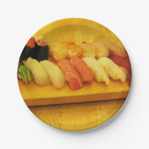 Assiettes En Carton Sushi 寿 司