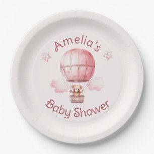Assiettes En Carton Sweet Little Girl on the Way Baby shower