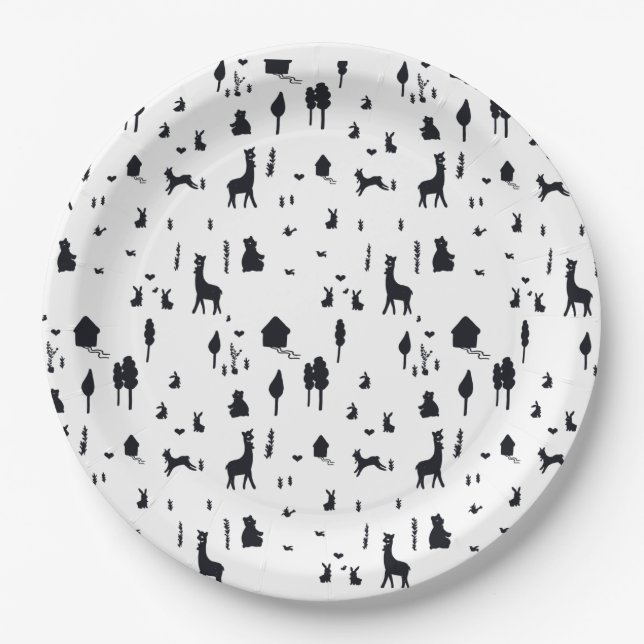 Assiettes En Carton Sweet winter (Devant)