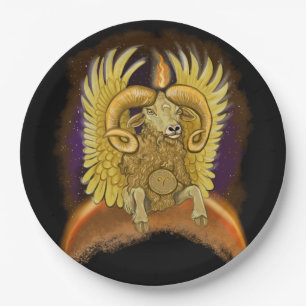 Assiettes En Carton SYMBOLE Zodiaque Aries
