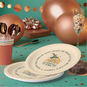 Assiettes En Carton Symboles Halloween éffrayant motif