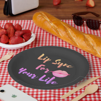 Assiettes En Carton Synchronisation Lip Pour Votre Vie