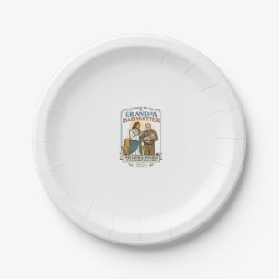 Assiettes En Carton T-shirt humour gardien grands-parents Jésus Foi B