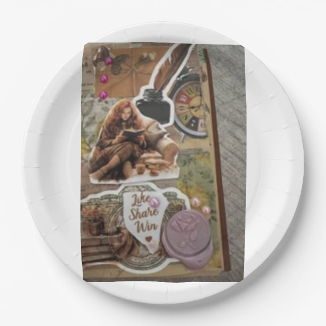 Assiettes En Carton Table de fête (Devant)