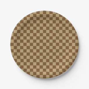 Assiettes En Carton Tableau de bord classique combiné Brown