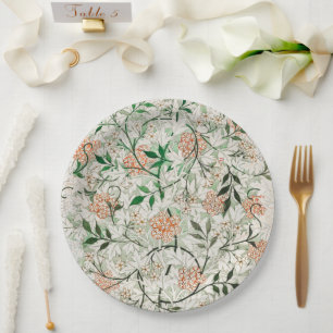 Assiettes En Carton Tableau de Jasmin Flower