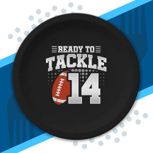 Assiettes En Carton Tackle 14e anniversaire 14 ans Couples