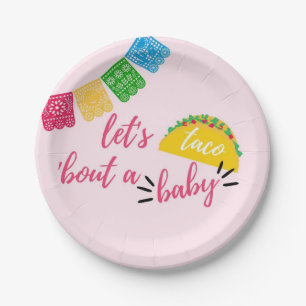 Assiettes En Carton Taco 'Bout a Baby Fiesta Baby shower