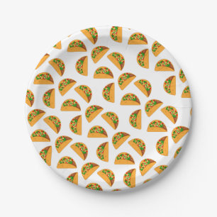 Assiettes En Carton Taco mardi