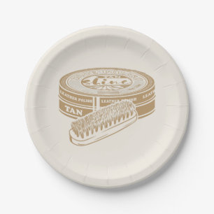 Assiettes En Carton Tan shoepoly