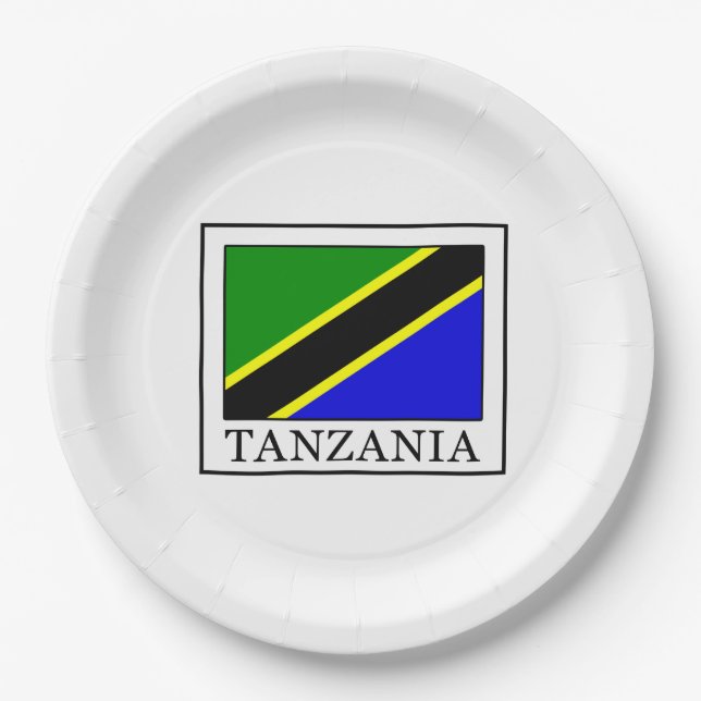 Assiettes En Carton Tanzanie (Devant)