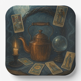 Assiettes En Carton Tarot et Thé