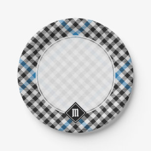 Assiettes En Carton Tartan à carreaux du clan Haig