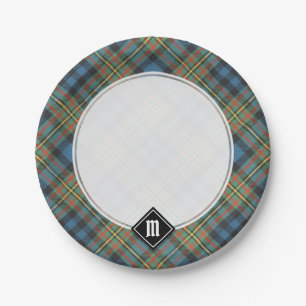 Assiettes En Carton Tartan ancien du clan MacLellan
