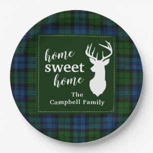 Assiettes En Carton Tartan-clan Campbell militaire personnalisé