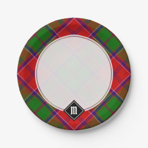 Assiettes En Carton Tartan Clan Grant