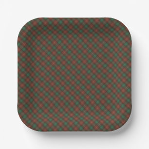 Assiettes En Carton Tartan provincial de l'Île-du-Prince-Édouard Île-d