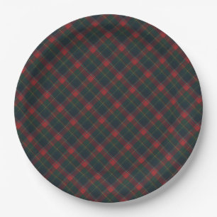 Assiettes En Carton Tartan provincial du Québec