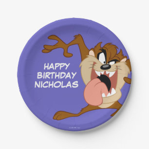 Assiettes En Carton TAZ Sticking his Tongue Out