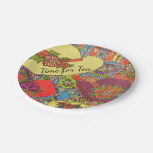 Assiettes En Carton Tea Time Casquettes
