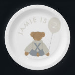 Assiettes En Carton Teddy Bear Pique-nique Baby Anniversaire<br><div class="desc">Nous portons de bonnes nouvelles ! Notre dernier Teddy Bear Picnic Partyware est enfin ici. Faites plaisir à vos amis et à votre famille pour la grande journée de votre petit avec toute notre collection de cadeaux et de décors personnalisés. Celui-ci est simple, doux et sûr de convenir à n'importe...</div>