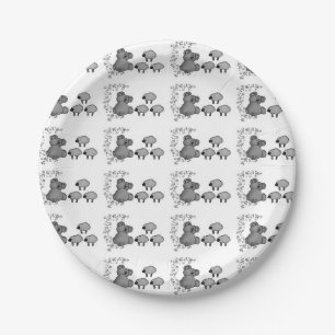 Assiettes En Carton Teddy et Sheep Party Plaque