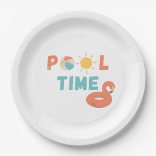 Assiettes En Carton temps de la piscine. Plaques et fournitures de par