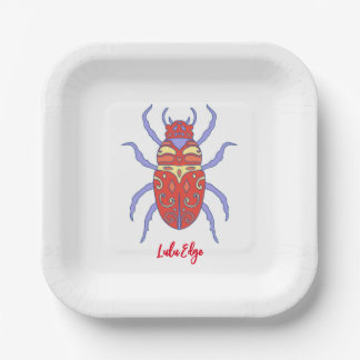 Assiettes En Carton Tendo et Bug Wars 7" Plaque Party